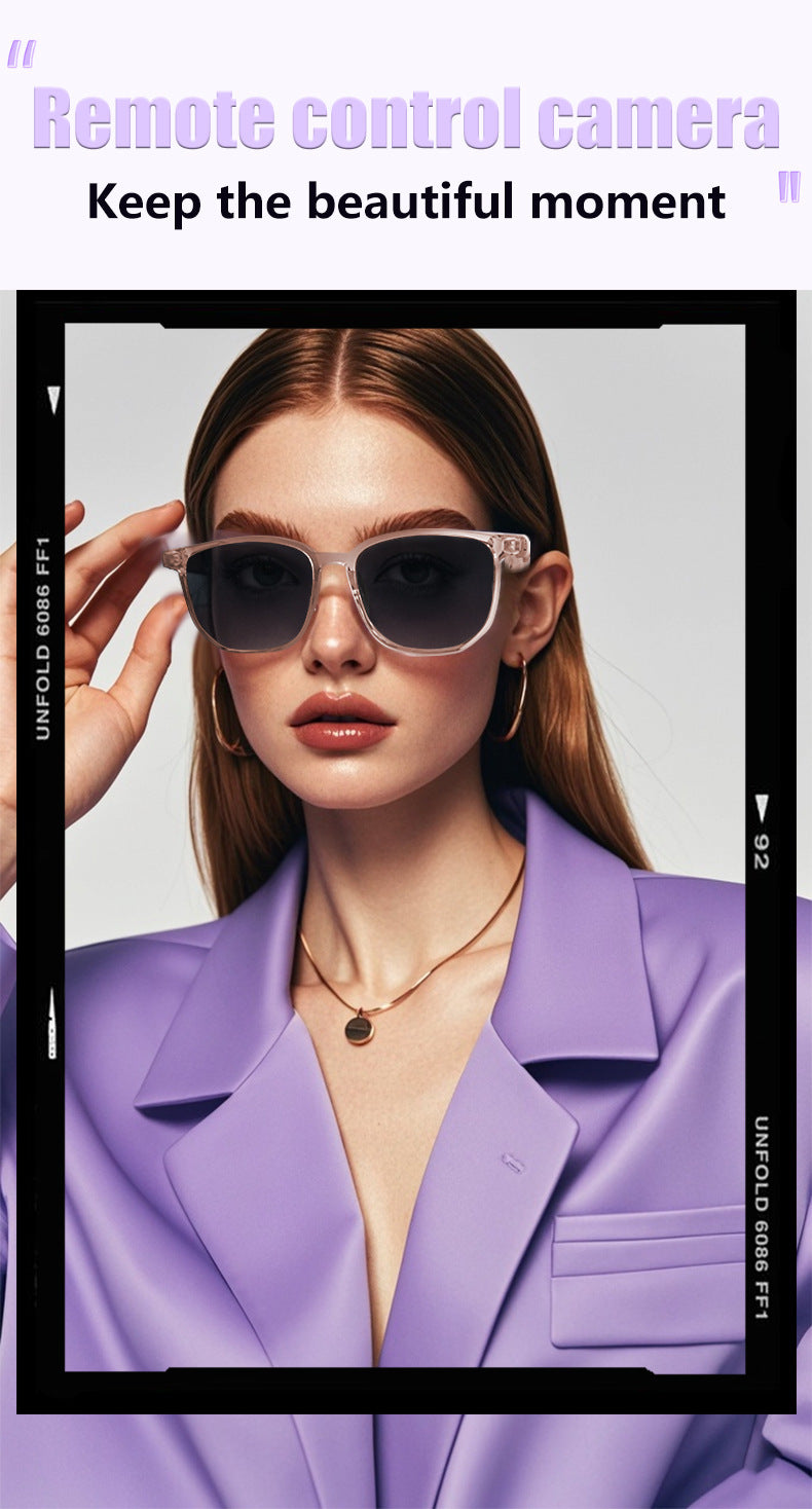 【AI Translation】Smart Translation Glasses Sunglasses Bluetooth Glasses Polarized UV Protection Blue Light Listening to Music Calling