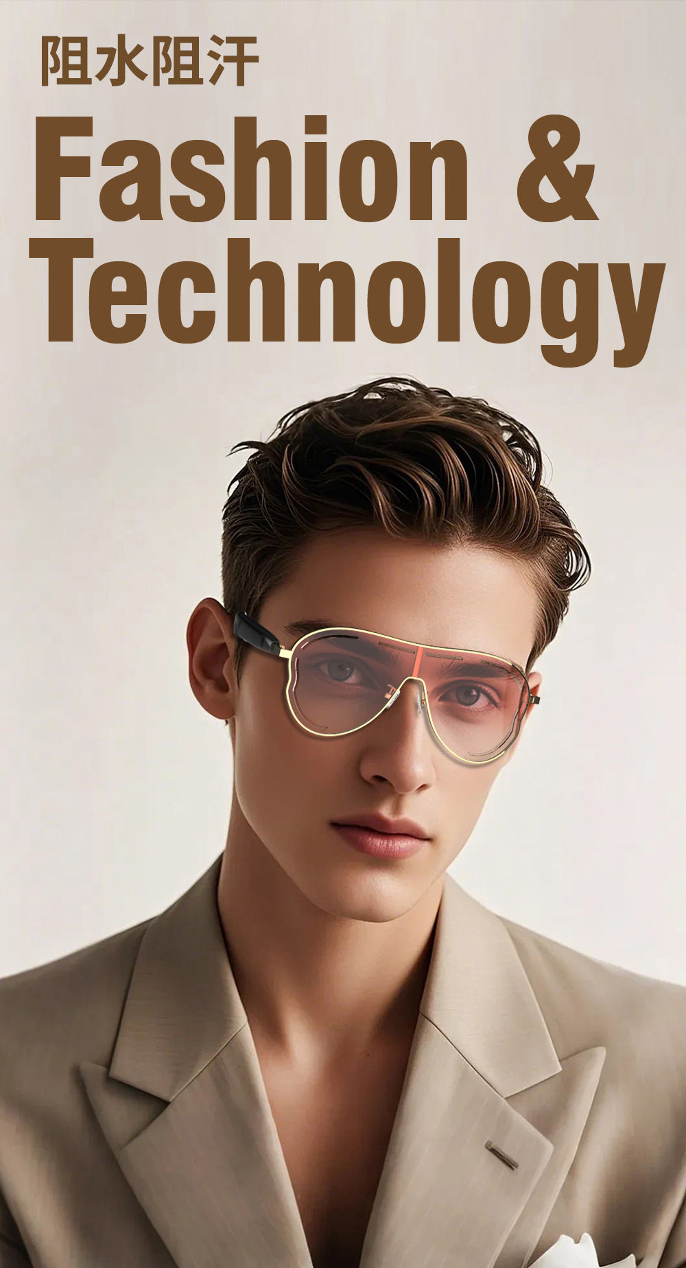 Smart Bluetooth Audio Anti-Blue Light Sunglasses Glasses Voice Assistant Can Make Calls Wireless Bluetooth Headset Smart Glasses