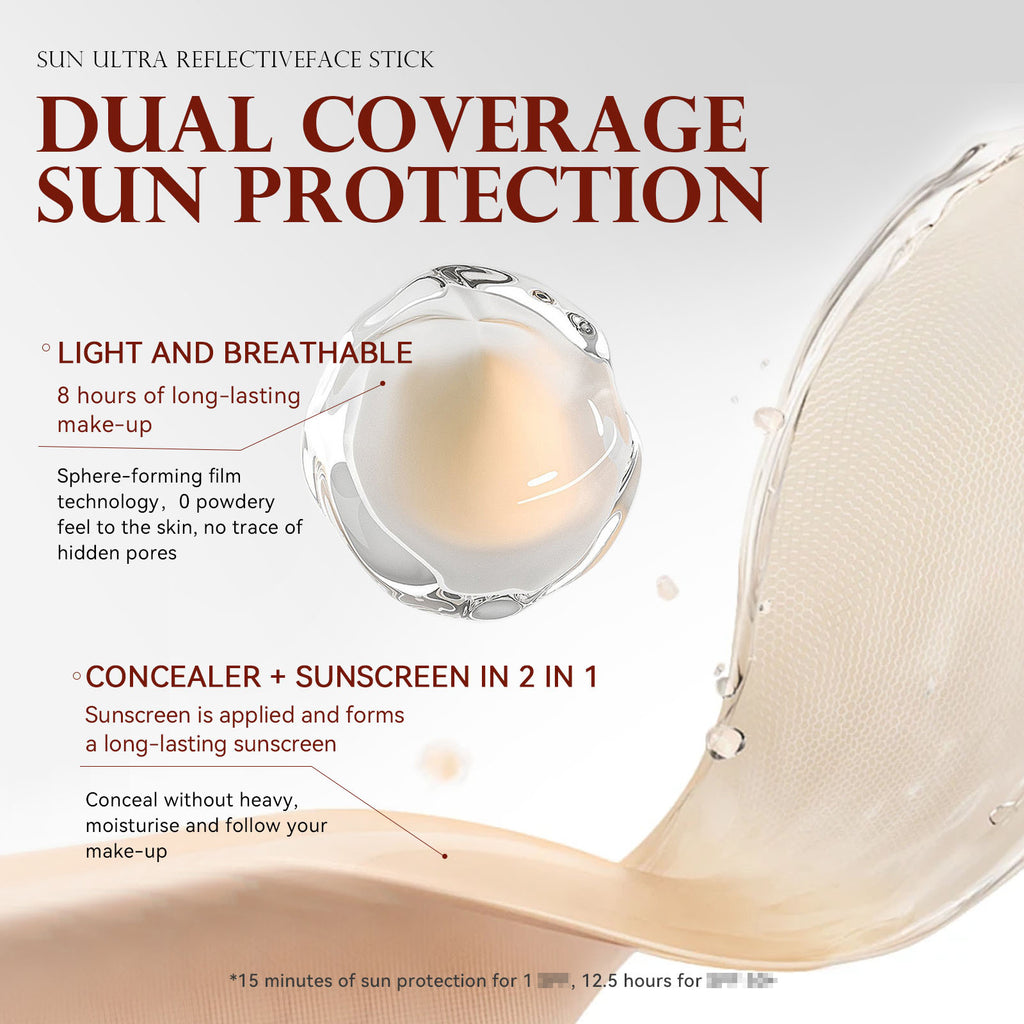sheloves Anti-UV Foundation Stick Natural Long-lasting Concealer Non-removing Makeup Non-stuck Powder Foundation Cream