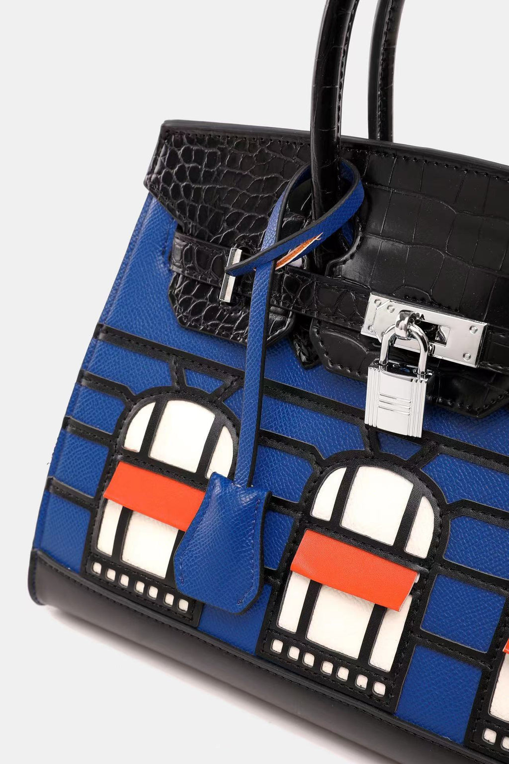 2024New Style House Bag Feel Platinum Bag Crocodile Pattern Casual Versatile Elegant Handbag Single Shoulder Crossbody Bag