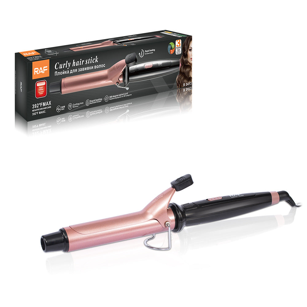 New 2-in-1 Curling Iron and Straightener Ceramic Plate Dry and Wet Dual-use Large Curling Bangs Hair Styling Tool