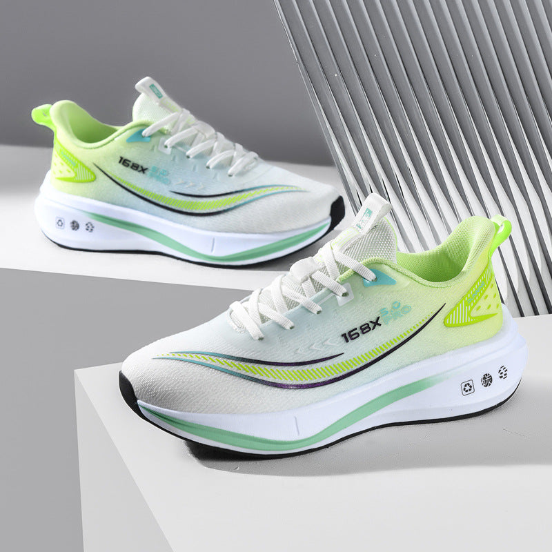 2025Large Size Marathon Running Shoes for Men and Women, Outdoor Aerobic Running, Lightweight and Breathable, Student Physical Test Running Shoes
