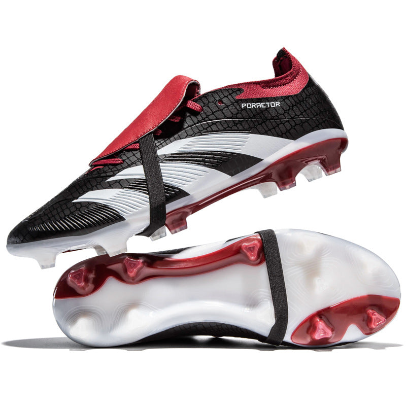 World Cup Football Shoes Men's New Style Grassland Competition AG Spike TF Broken Nails Adult Youth Student Sports Training