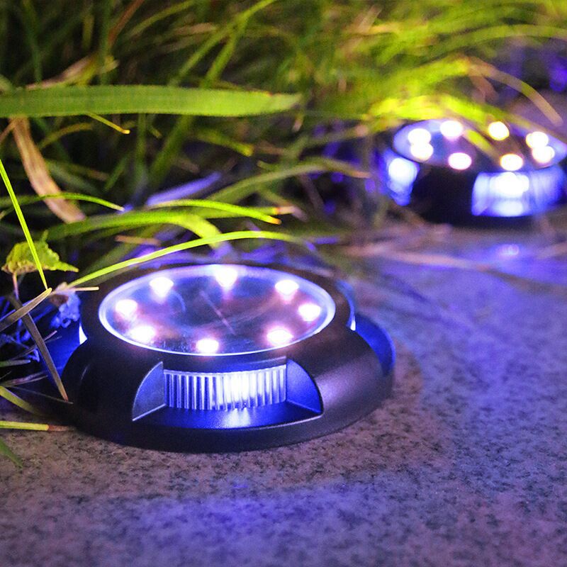 New Solar Ground Light Outdoor Waterproof Garden Light Landscape Light Garden Lawn Light Inground Light Stair Light
