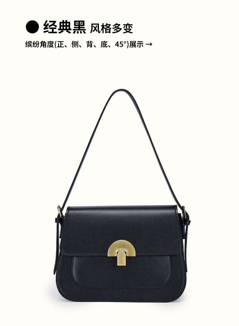 Light Luxury Niche Design Underarm Bag for Women2024Trendy New Spring and Autumn Fashion Tofu Bag Single Shoulder Crossbody Bag