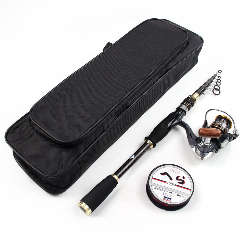 Carbon Fiber Sea Fishing Rod 2.1Hard Fishing Rod Super lightweight High Strength Travel Portable Fishing