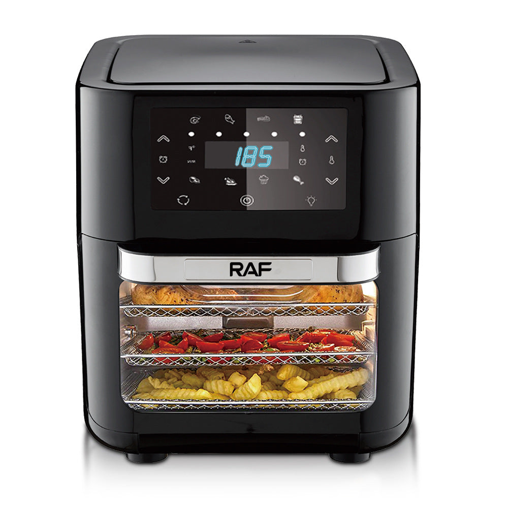 RAF European Standard Air Fryer Multifunctional Household Oven Large Capacity Smart Touchscreen Visual Electric Oven16L