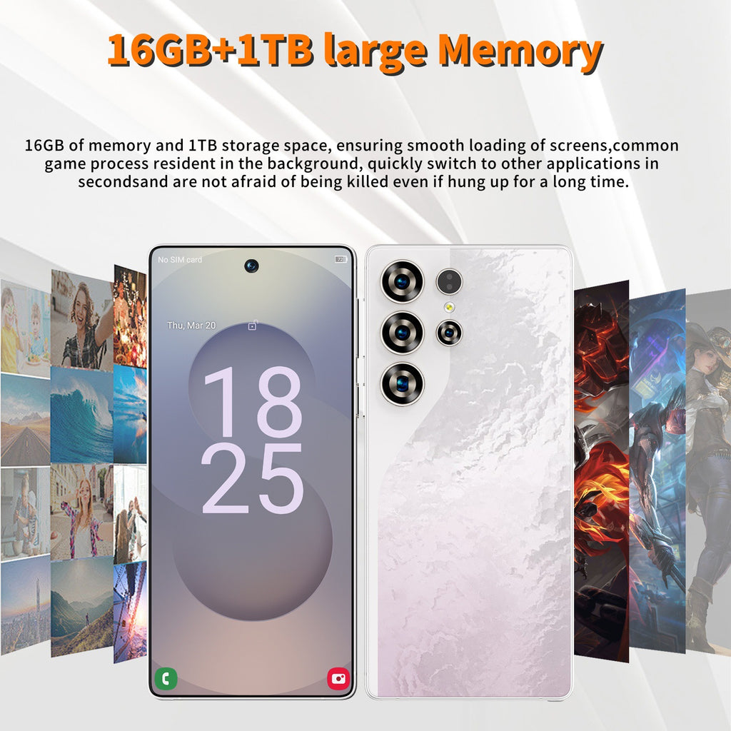 S26 Ultra Smartphone16+1T High-end7.3Inch Built-in Pen S25Ultra Mobile Phone