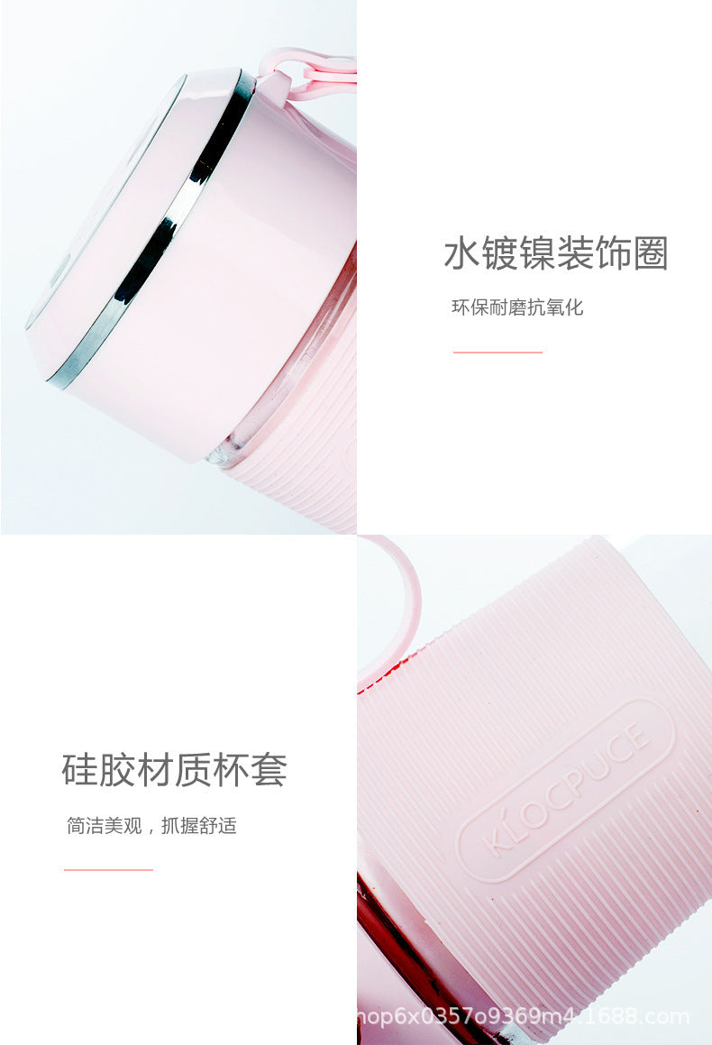 New Juicer Portable Rechargeable Small Gift Juice Cup Student Household Multifunctional Glass Cup
