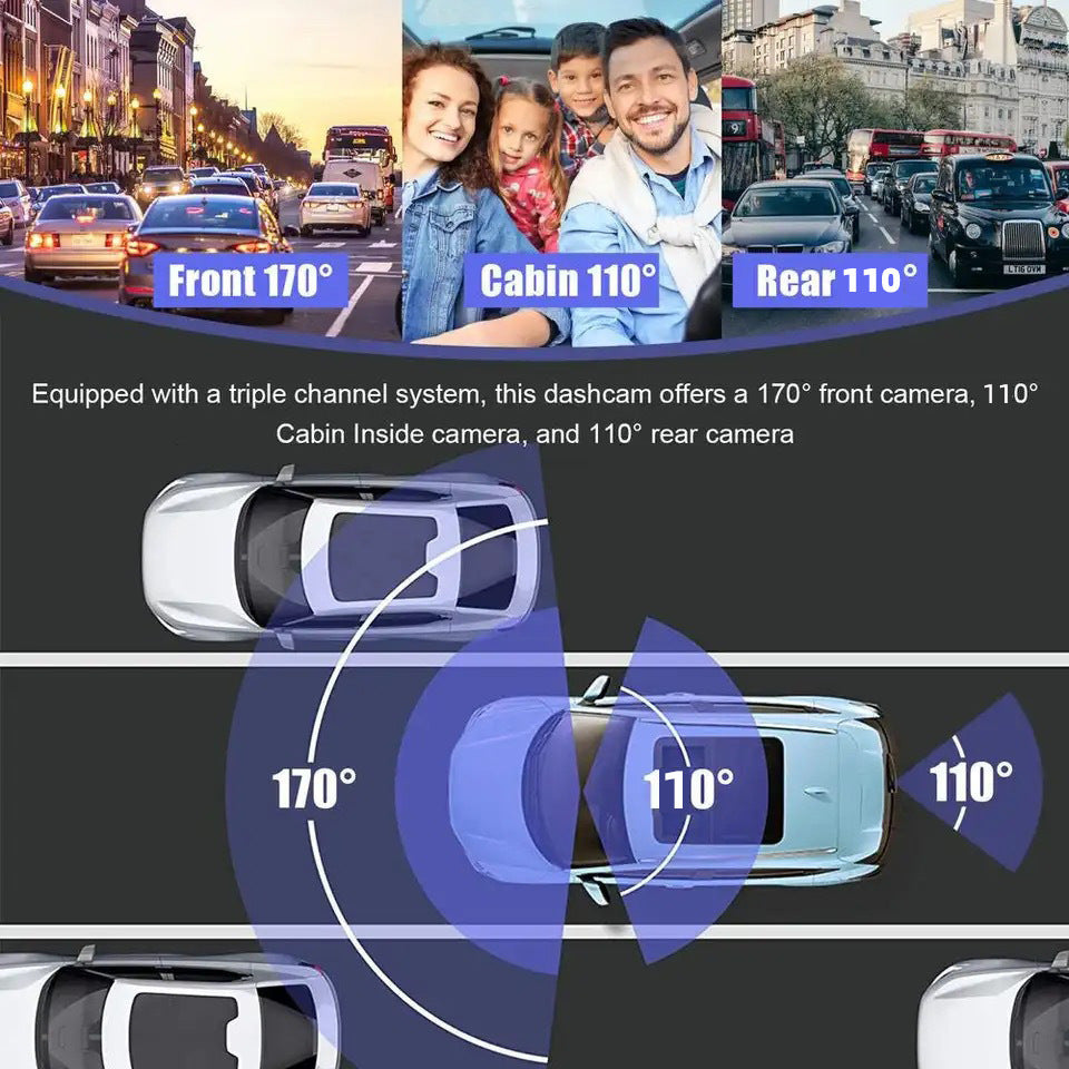 2025High-definition Dash Cam3Recording1080P Camera phone playback video S3Recorder
