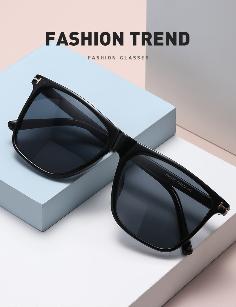 2025New style square frame sunglasses for women with a high-end feel ins Fashionable Men's Sunglasses with UV Protection sunglasses