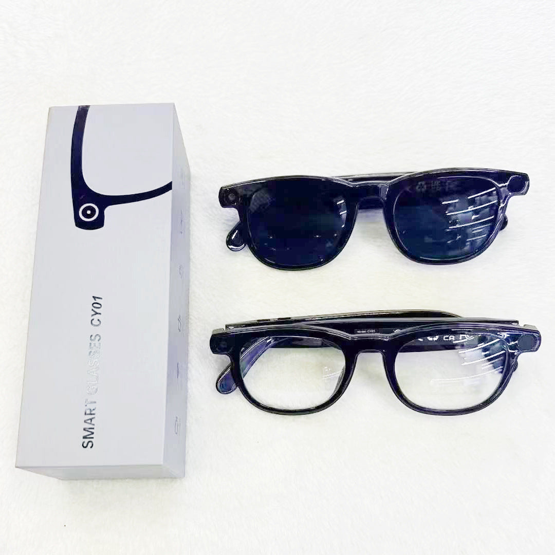 CY01Smart Glasses800100 Megapixel Camera with Image Stabilization1200P Video Recording AI Simultaneous Translation Character Recognition
