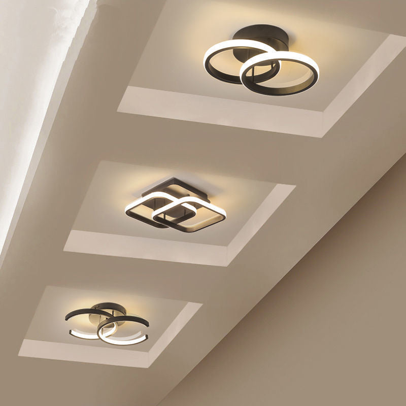 Aisle Light Entryway Hallway Light Iron Art Stair Light Cloakroom led Ceiling lamp balcony lamp Zhongshan lighting fixtures