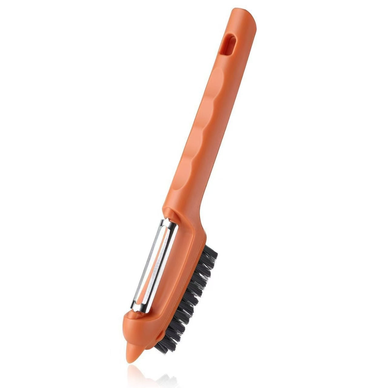 New Multifunctional Fruit and Vegetable Cleaning Tool, Two-in-One Peeler for Potatoes, Fruit Tree Cleaning Brush