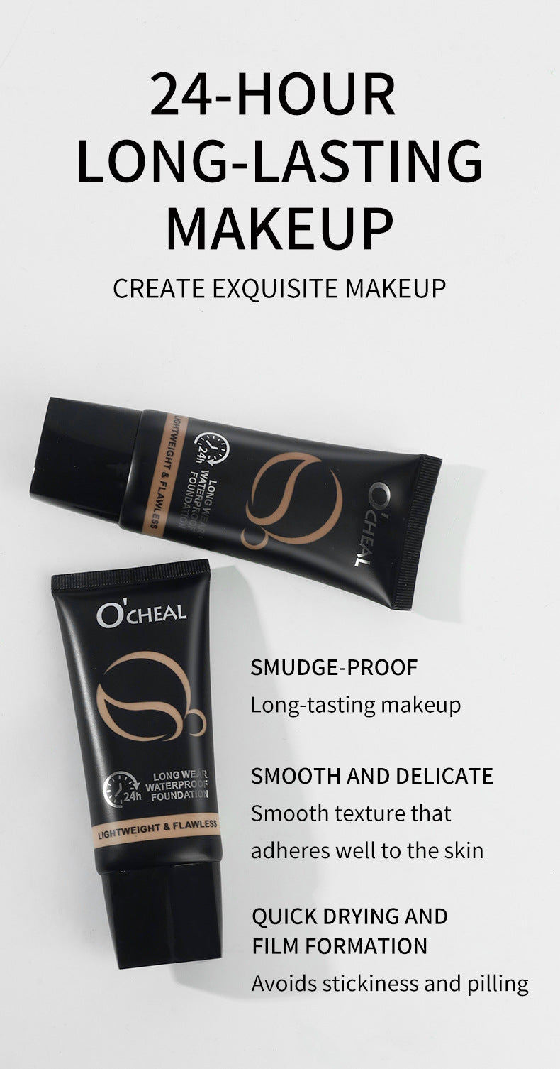 AliExpress Makeup Waterproof Foundation Liquid Acne Scar Dark Circles Concealer Bare Face Primer Yellow Black Skin Foundation Liquid