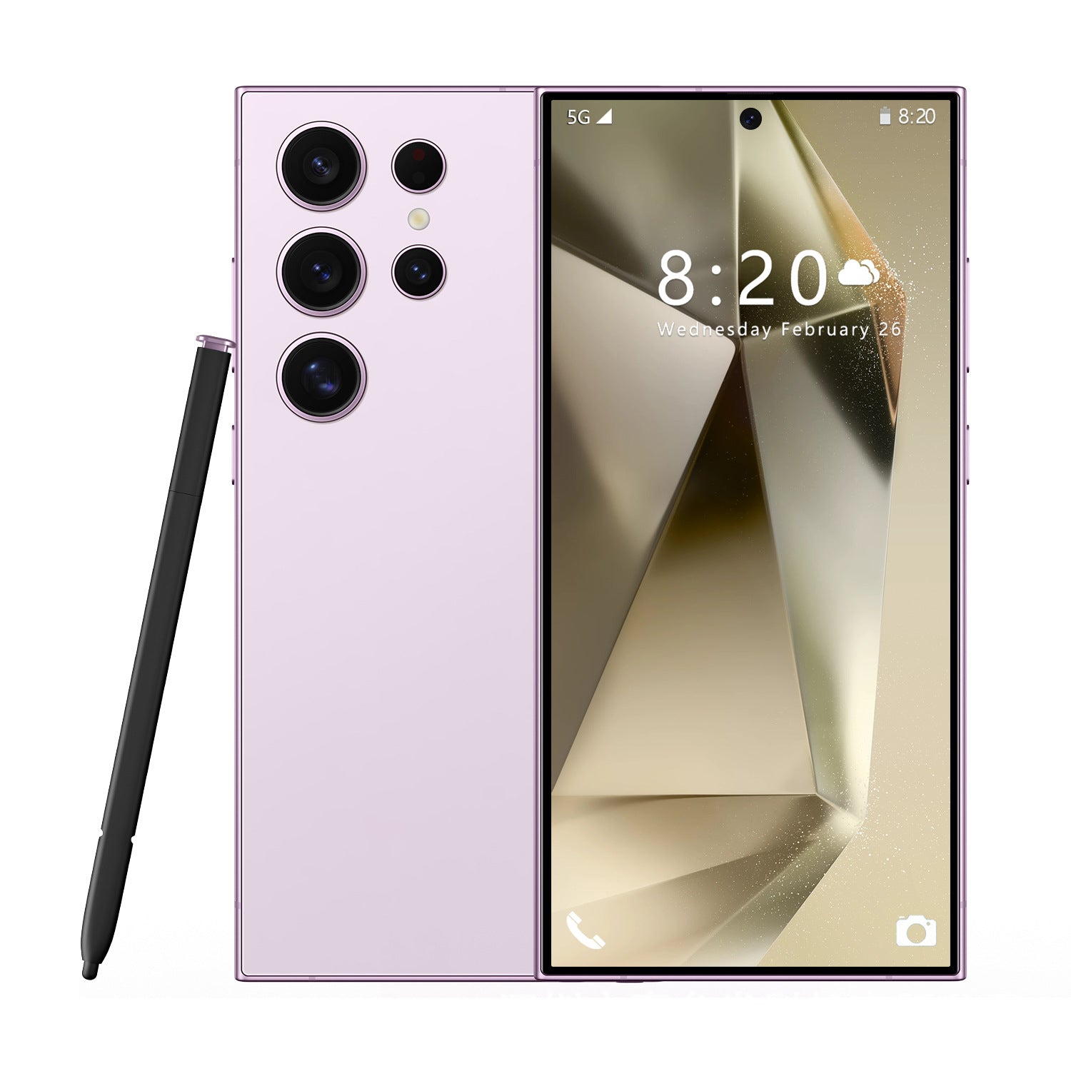 Global Mobile Phones S24 Ultra  2+16 High-end7.3Inch Large Screen1300Pixel Android8 Hd