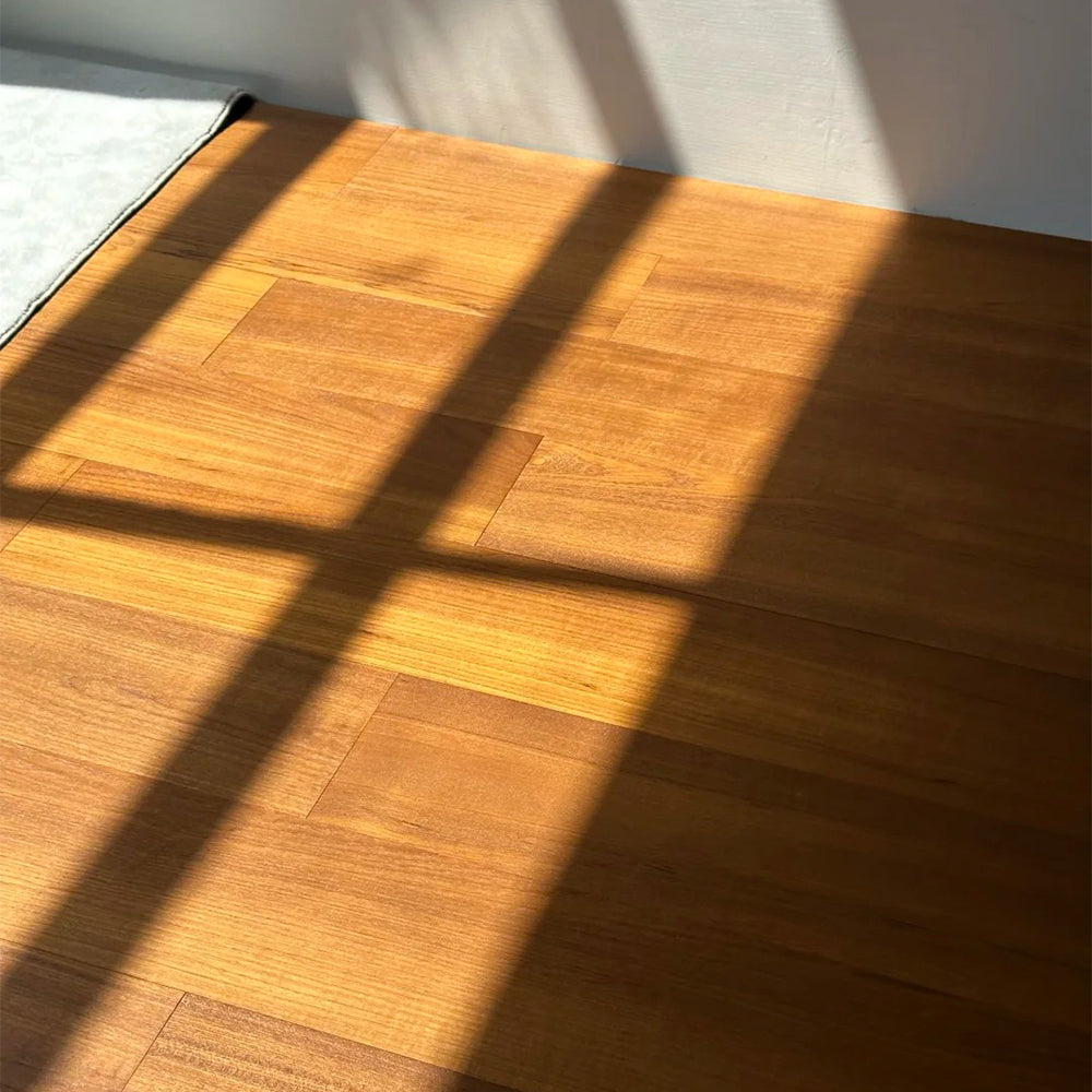 Customizable 12mm Multi-Layer Engineered Solid Wood Teak Flooring UV Coated Waterproof Hardwood for Living Room Outdoor Exterior