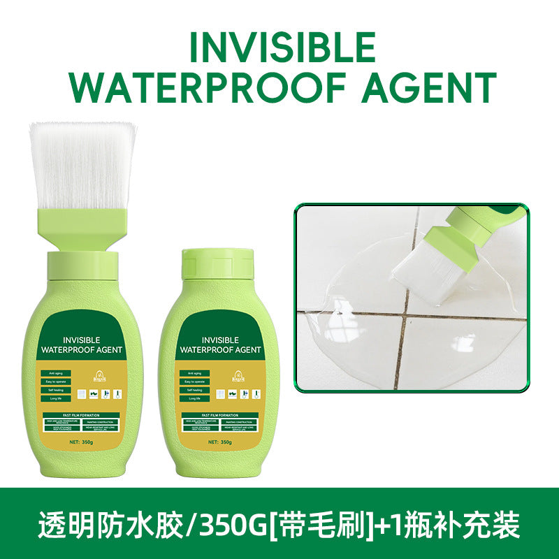 Waterproof Material Transparent Waterproof Glue Bathroom Waterproof Coating No-Brick Smashing Glue Acrylic Invisible Waterproof Agent