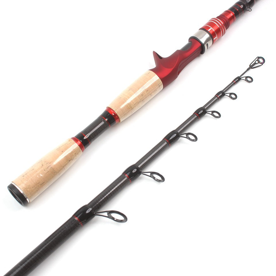 Ultra Short Ultra Light Portable Fishing Rod Carbon Fiber Telescopic Lure Rod Vibration Style Fashionable Lure Rod Lightweight Casting Small Sea Rod