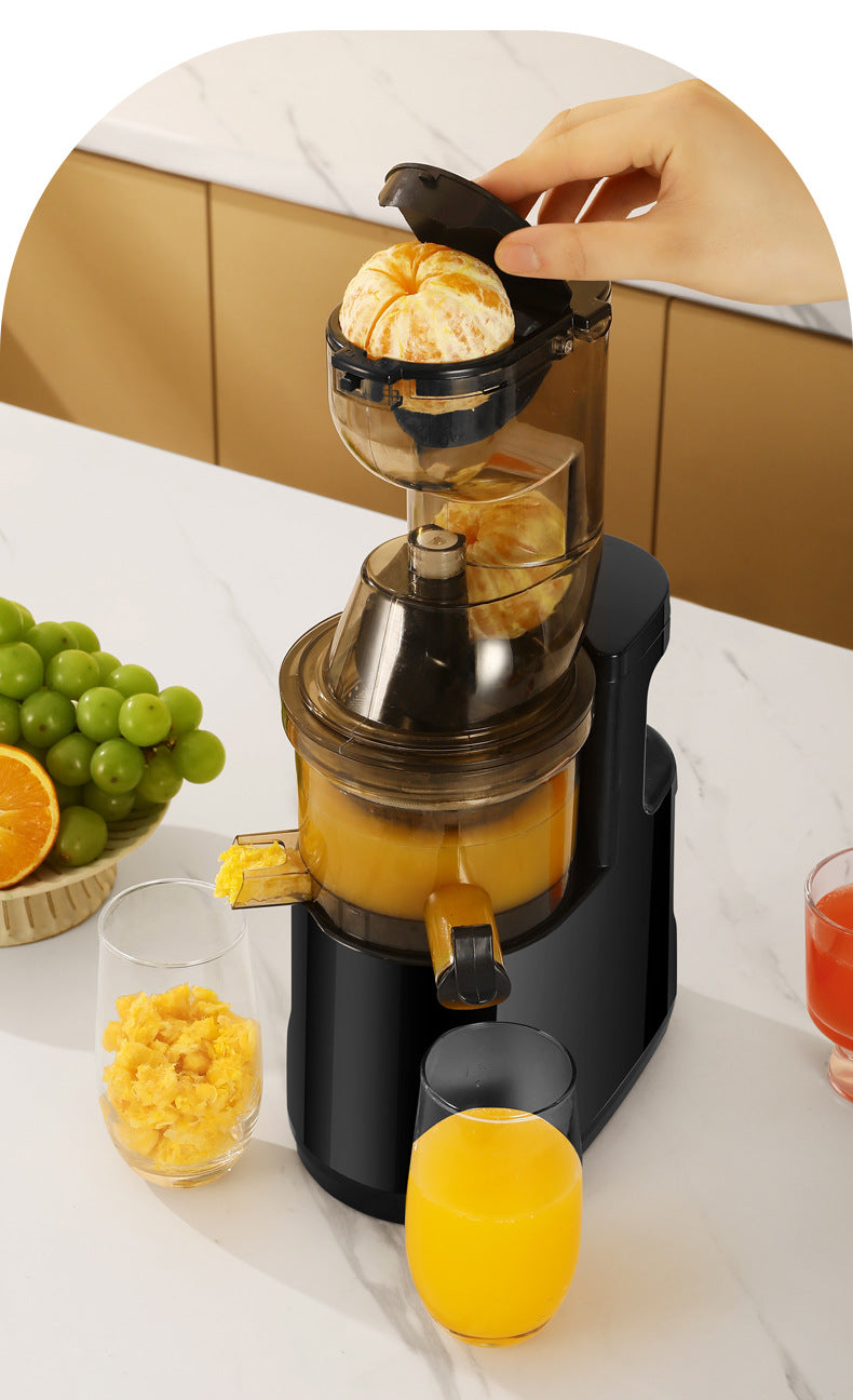 Juicer Household Pulp and Juice Separator Multifunctional Commercial Large Caliber Fruit and Vegetable Juicer