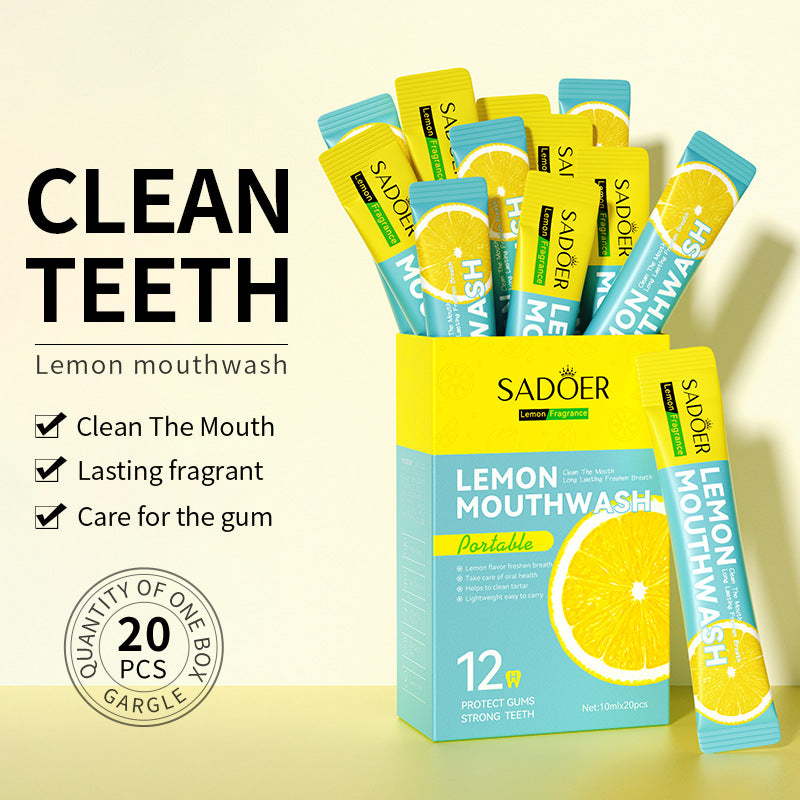 H  Mouthwash Box Set SADOER Disposable Portable Oral Cleaning  Wholesale