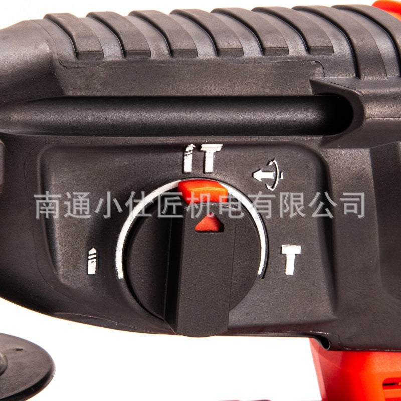 Manufacturer Supply Brushless Rechargeable Lithium Electric Hammer Cross-Border Foreign Trade Multi-Functional High-Power Concrete Stone Electric Hammer
