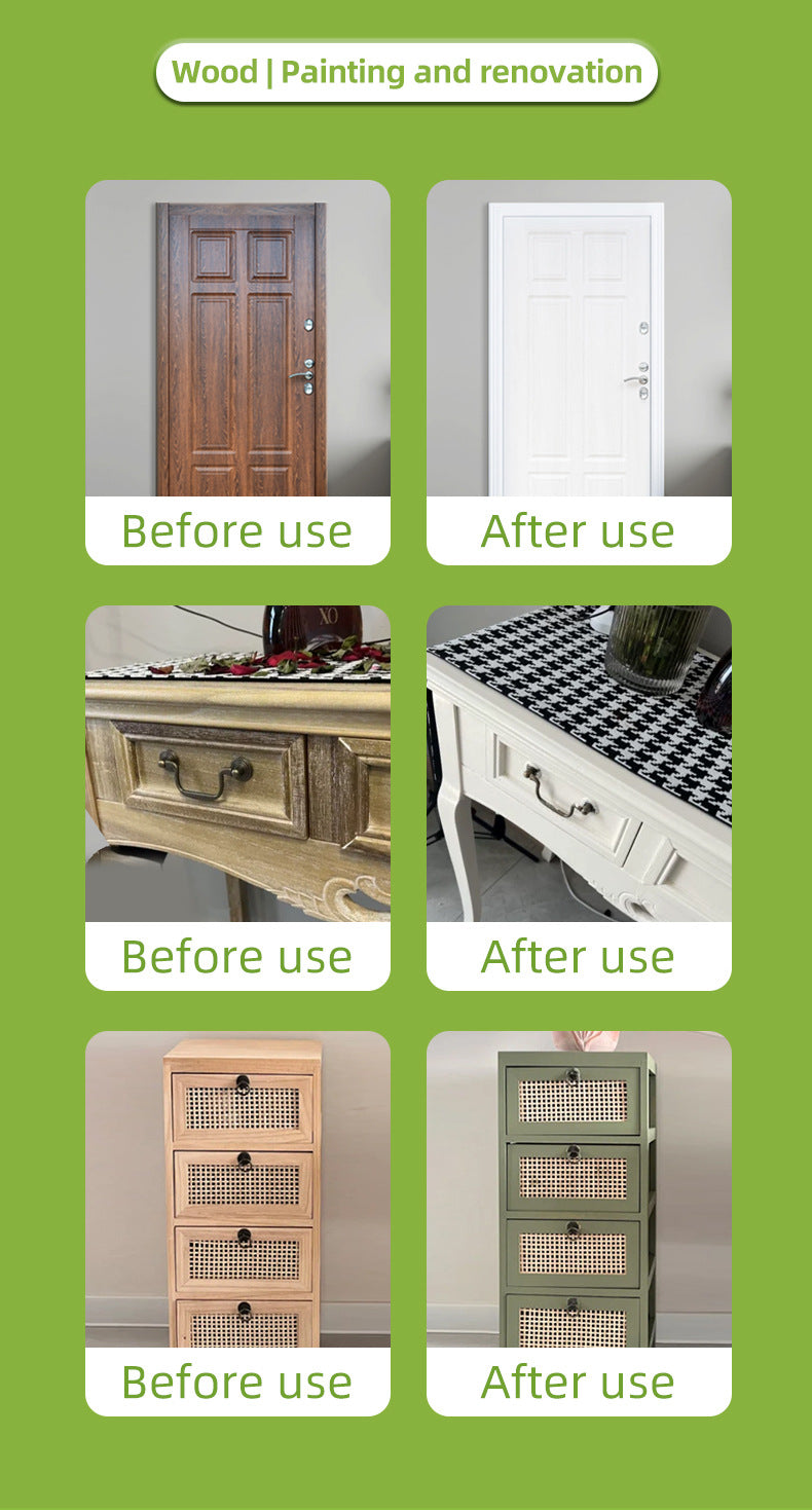 Metal Wood Brush Paint Metal Iron Art Iron Door Railing Renovation Anti-Rust Wooden Furniture Multi-Functional Renovation Paint