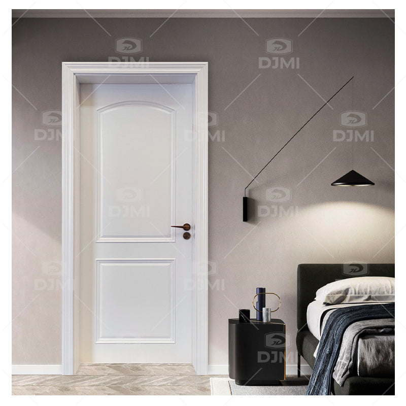 High Quality Cheap Price Room Prehung Modern Design Entry Teak Interior  Solid  Wood Door