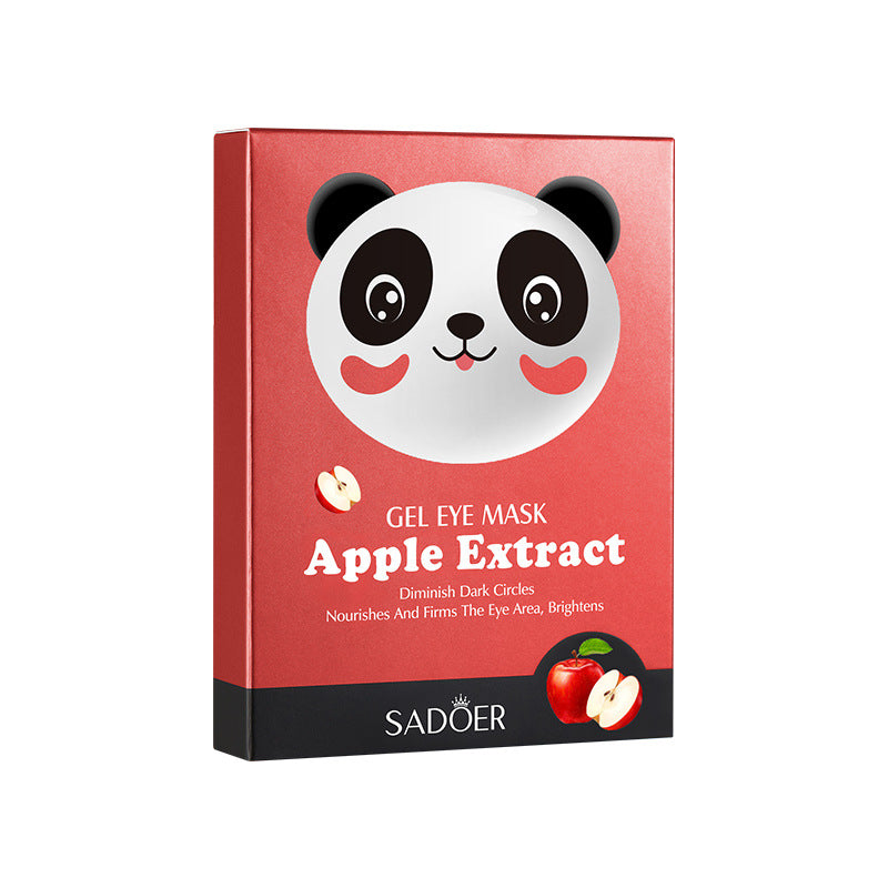 Cross-border Panda Eye Mask Stickers7.9g*7pcs Plant and Fruit Hydrating Moisturizing Eye Mask Wholesale for Foreign Trade