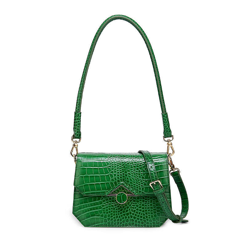 Women's Bag Summer New Crocodile Pattern Chain Bag Trendy Fashion Retro Personality Stylish Single Shoulder Crossbody Bag