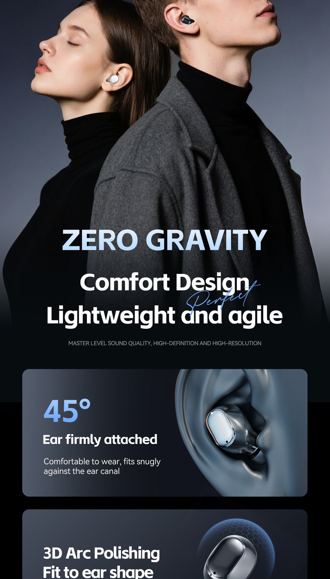 New M151Digital Display Headphones Ultra-Long Battery Life Mini In-Ear Comfortable Long-Wear Private Model Wireless Bluetooth Earphones