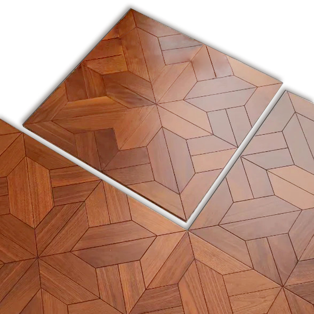 ENF&B1 Certified Luxury Versailles Palace Style Solid Teak Art Parquet Engineered Wood Flooring for Living Room Park