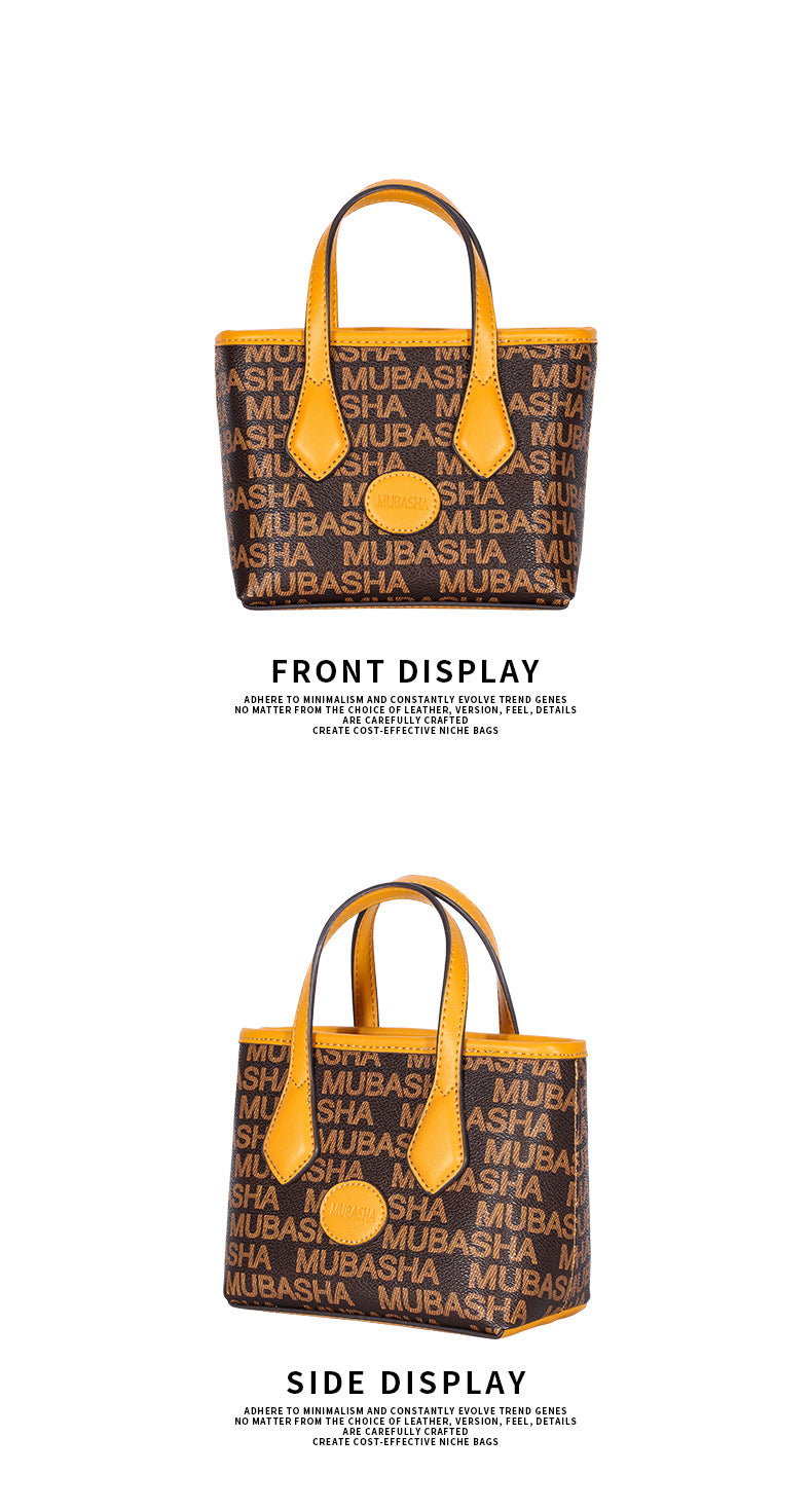 Women's Trendy Fashion New Crossbody Bag Retro Personality Stylish Mini Simple Monogram Handbag