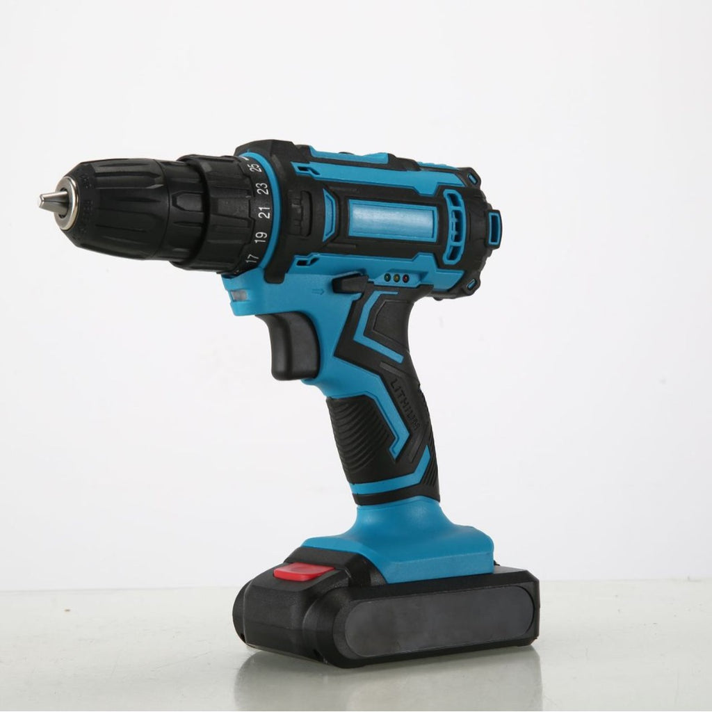 Manufacturer wholesale household rechargeable electric drill hand drill Lithium Battery Dual-Speed Pistol Drill Electric Hand Drill Cordless Lithium Drill