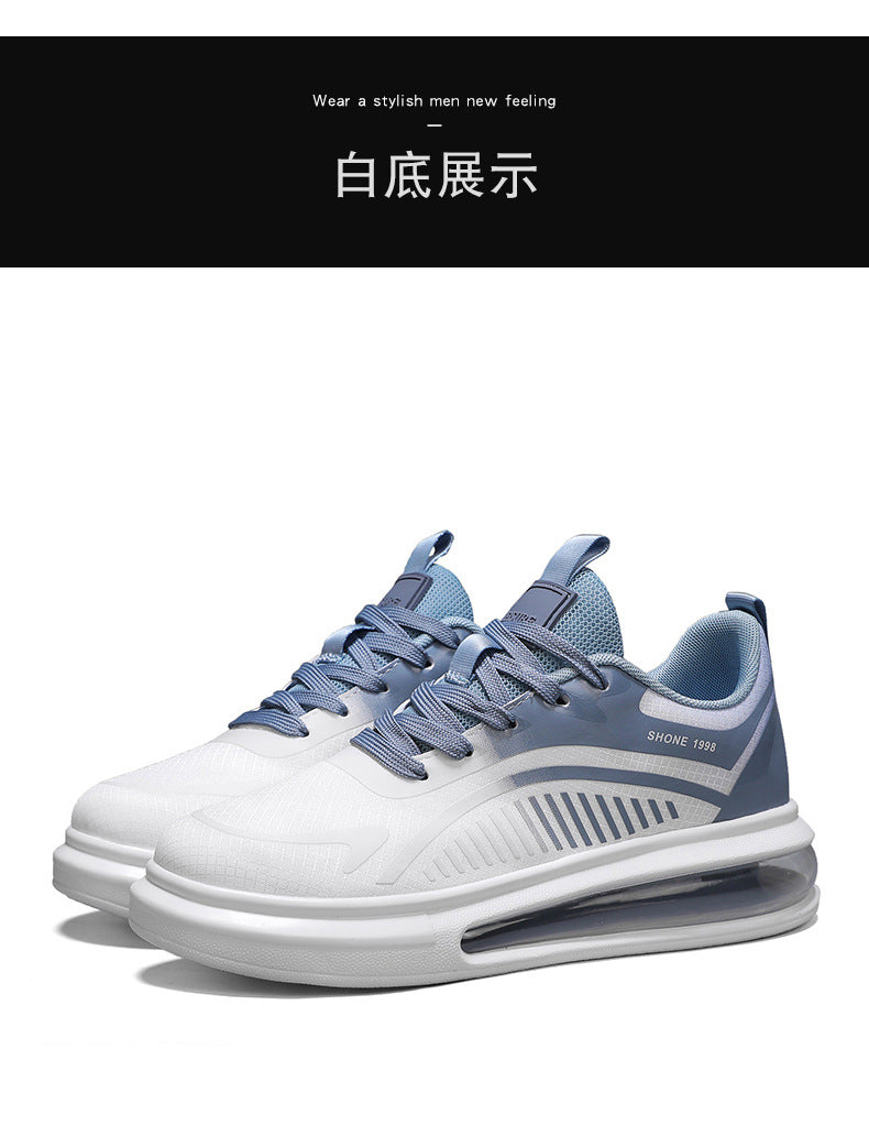 plus Size Spring New Comfortable Sports Shoes Casual Running Shoes Cushioned Lightweight Breathable Shock Absorption Trendy Shoes