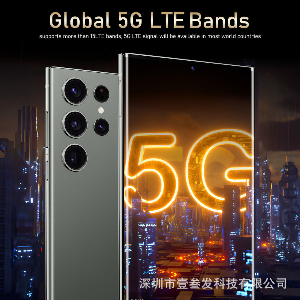 Global S24 Ultra Mobile Phone2+16 High-end7.3Inch Large Screen1300Pixel Android8 Hd