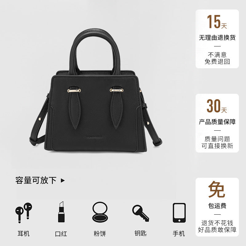 New Handbag for Women Fashionable Small Square Bag French Style Daily Light Luxury Niche Commuting Trendy Single Shoulder Crossbody Bag for Women