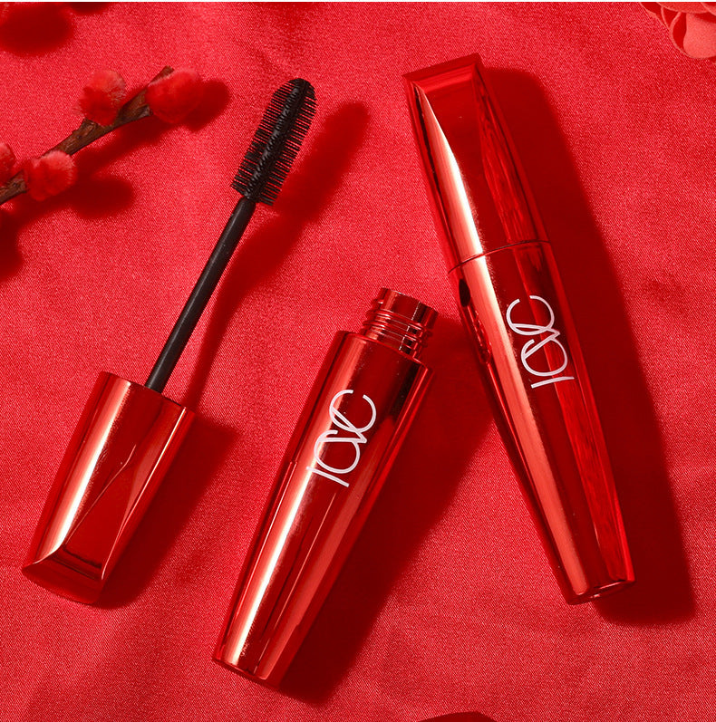 European Beauty Makeup Volumizing Curling Mascara Large Brush Head Dense Lengthening Waterproof Smudge-proof Mascara Makeup