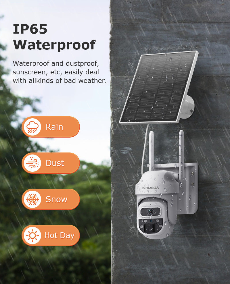New4G Solar Camera Camera300Wan HD Full Color Night Vision Surveillance Outdoor Camera