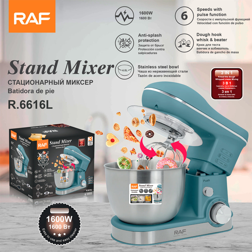 RAF European standard multifunctional home kitchen food processor Small Fully Automatic Dough Kneading and Fermentation Machine6616