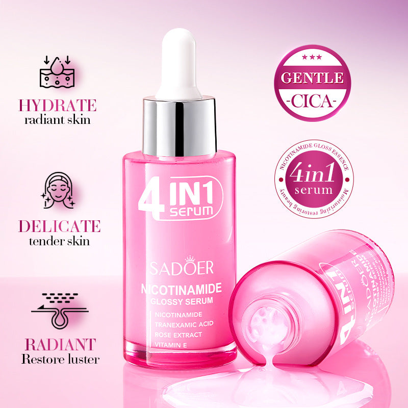 Niacinamide Radiance Serum SADOER Hydrating Moisturizing Essence Liquid Cross-Border Wholesale