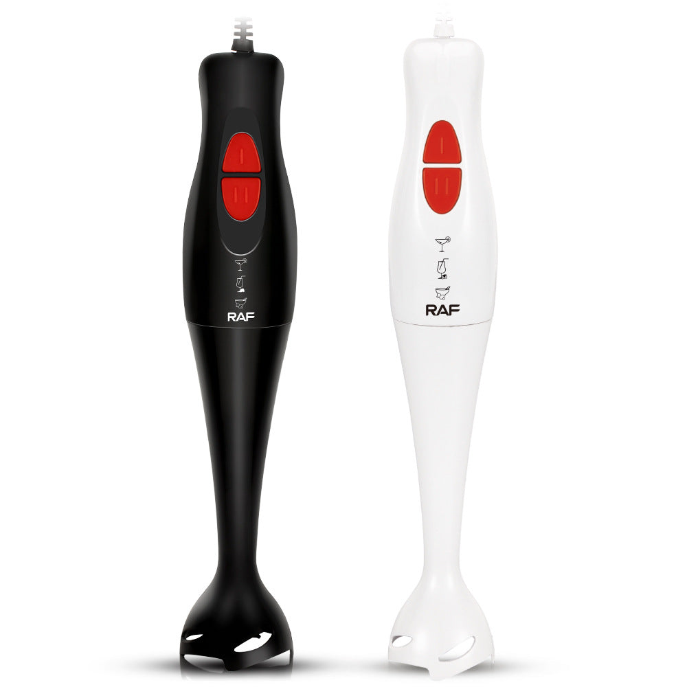 RAF European Standard Handheld Cooking Stick Electric Mixer Single Stick Juicing, Egg Beating, Mixing, Household Use