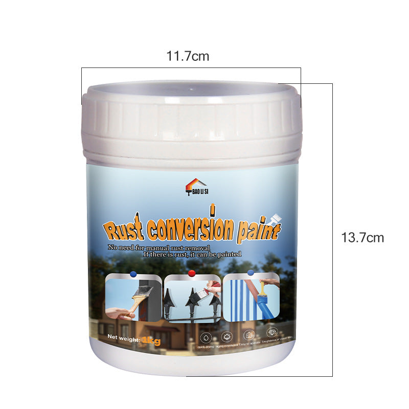 baolisi Colorful Rust Conversion Paint Southeast Asia Water-Based Metal Door and Window Rust Remover