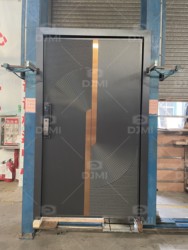 China Top Manufacturer Custom High Quality Main Steel Pivot External Security Doors for House Metal Front Entry Exterior Door