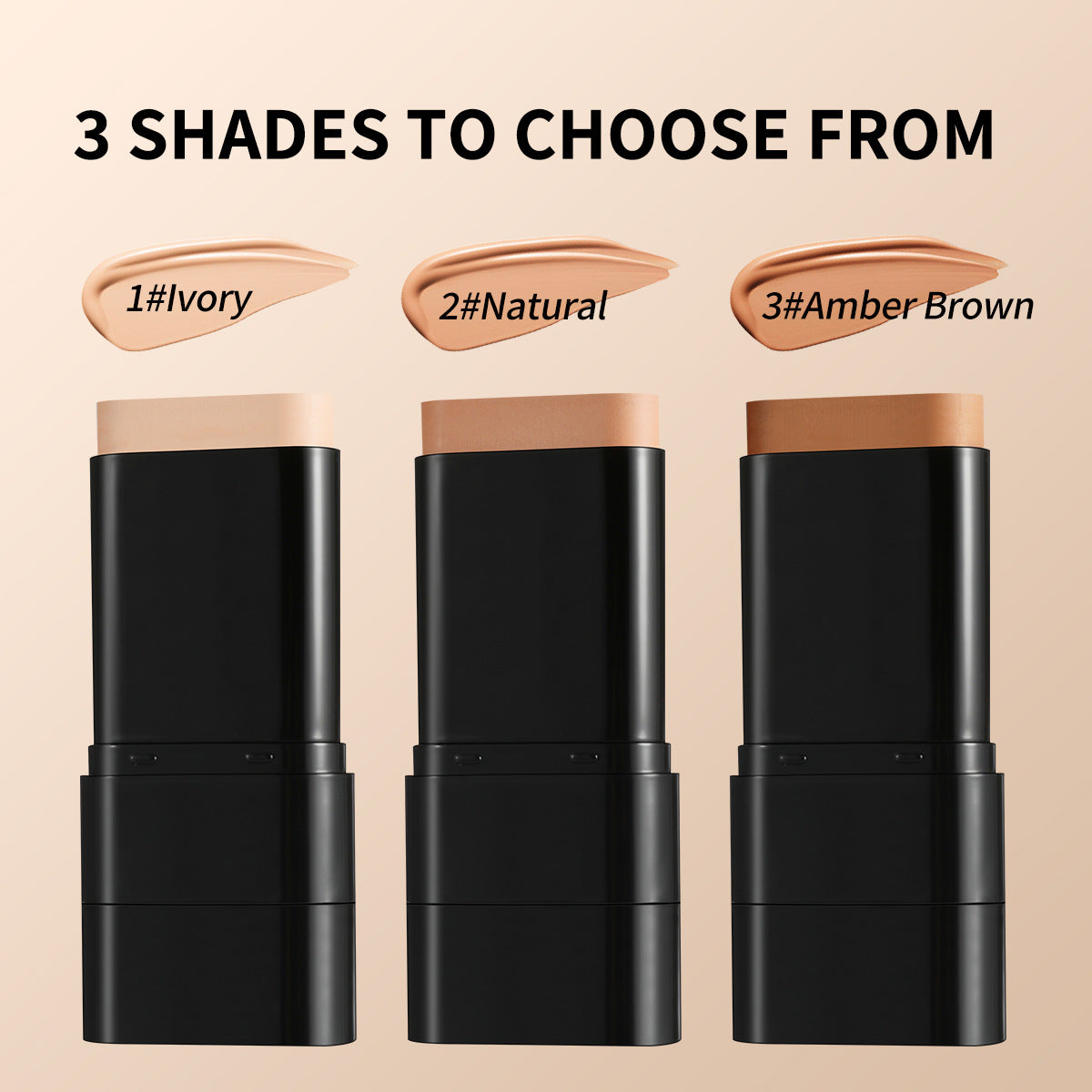 AliExpress Waterproof Foundation Stick Concealer Waterproof Dual-Ended Makeup Brush 2-in-1 Nude Makeup Foundation Liquid Non-Smudge