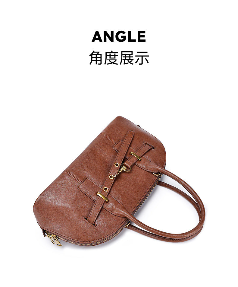 Liao Family Retro Tote Bag for Women, Large Capacity, New Trendy Fashion Women's Bag, Versatile Underarm Single Shoulder Bag, Commuting Crossbody Bag