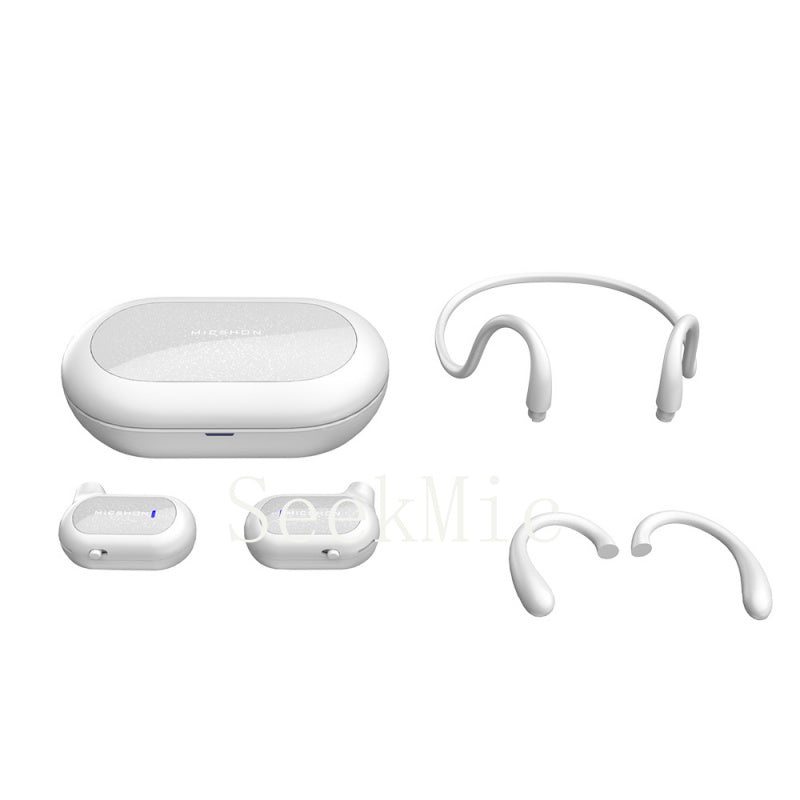 New clip-on air conduction Bluetooth earphones non-in-ear style V5.3Ear clip wireless headphones for listening to music and making phone calls
