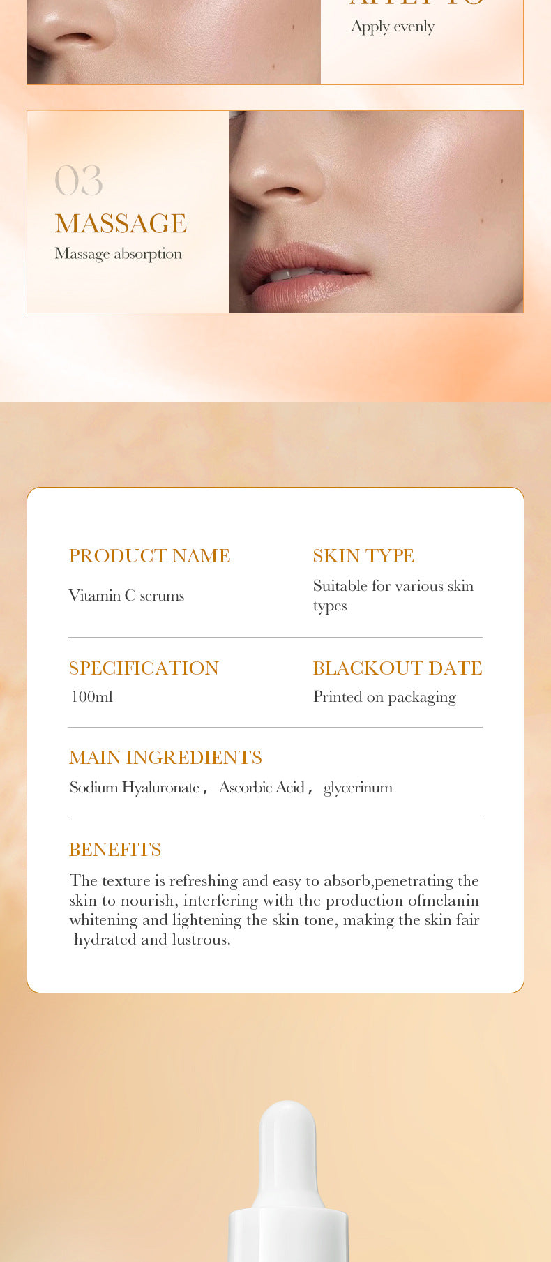 Sakura Essence100ml SADOER Collagen elastic moisturizing essence  wholesale