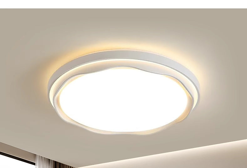 Living Room Main Light2025New Modern Simple Flower Cream Style Ceiling Light Zhongshan Lighting Full House Package