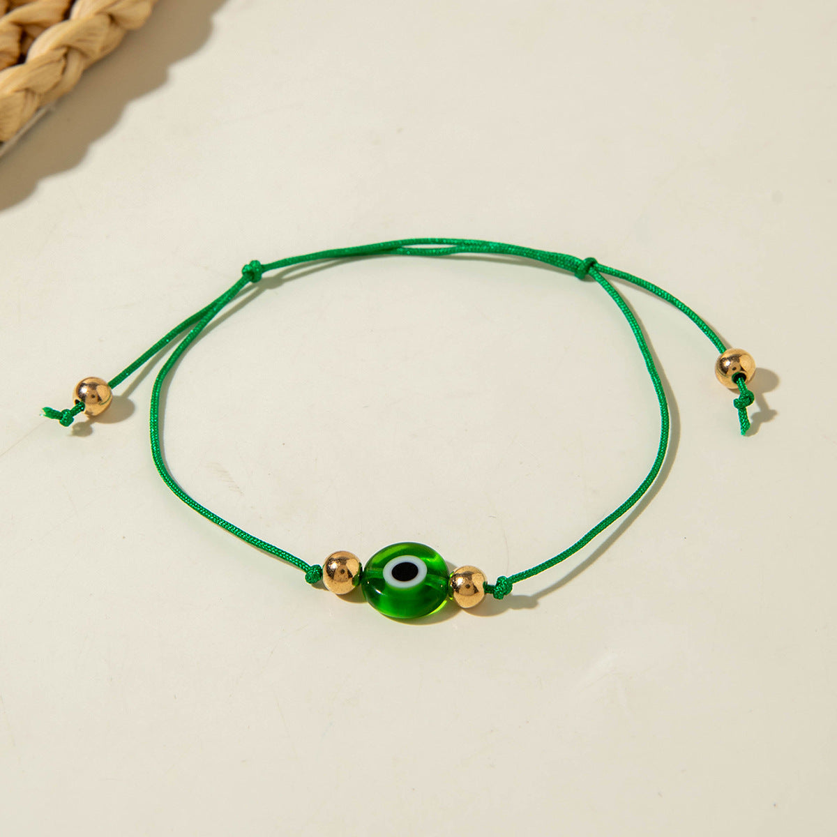 European and American Style Bracelet Colorful Devil's Eye Beaded Bracelet Simple Glass Eye Bracelet Wholesale